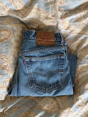 Vintage 90s Levi's 501xx Jeans Light Wash